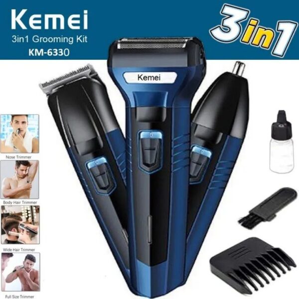kemei 3 In 1 Professional Hair Trimmer - Image 2